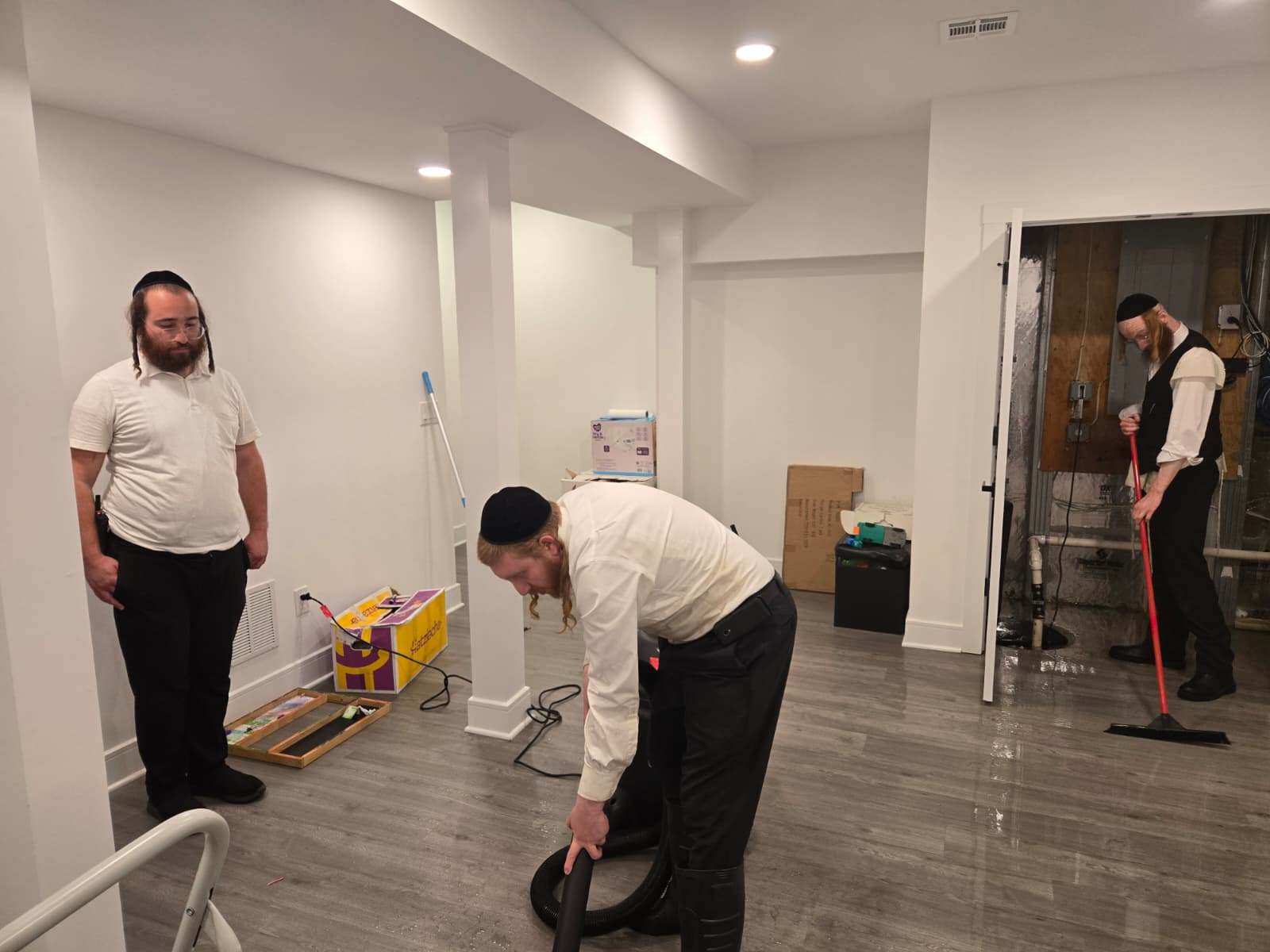 Members responding to help the community